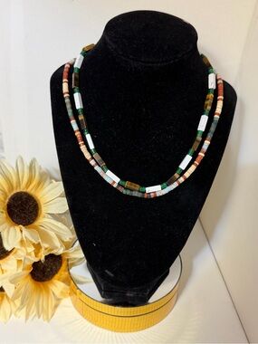 Roxanne Assoulin The Off Duty Duo Heishi Bead & Tiger Eye Necklace NEW ARRIVALS!